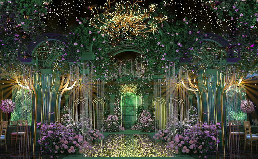 木里奇妙森林婚礼堂效果展示