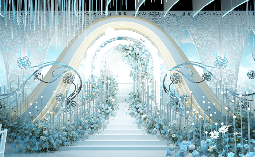 木里釡香烙馍村水晶厅效果展示